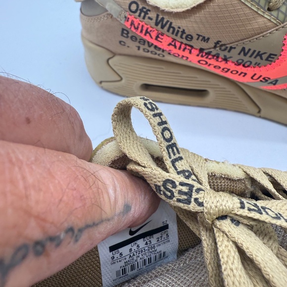 Nike Air Max 90 Off White Mens size 9.5.